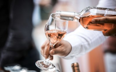 Rosé Wein der Domaine de Bosc Long
